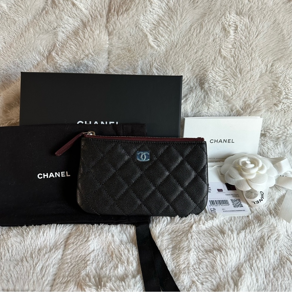 BNIB Chanel mini o case